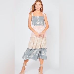 Entro Colorblock Maxi Dress Women’s Size Small